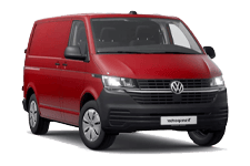 Van Hire Monmouth - Red VW Transporter Automatic - Van hire Monmouth